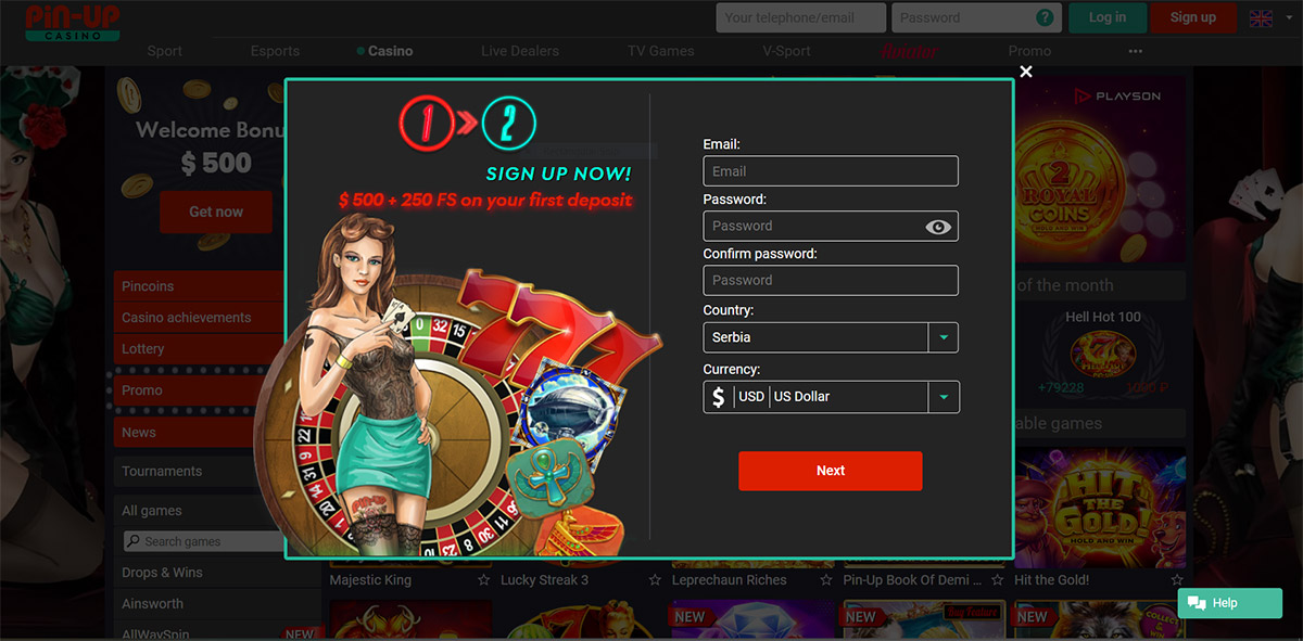 pin up casino